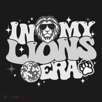 In My Lions Era Back To School Mascot Spirit Game Team Squad Pajama Set thumb 2