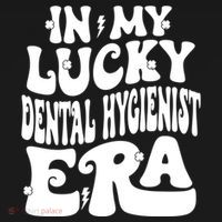 In My Lucky Dental Hygienist Era St Patricks Day Shamrock Gift Women's Hoodie thumb 2
