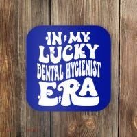 In My Lucky Dental Hygienist Era St Patricks Day Shamrock Gift Coaster thumb 0