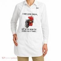 I May Look Calm Chicken Funny Rooster Tee Apron thumb 2