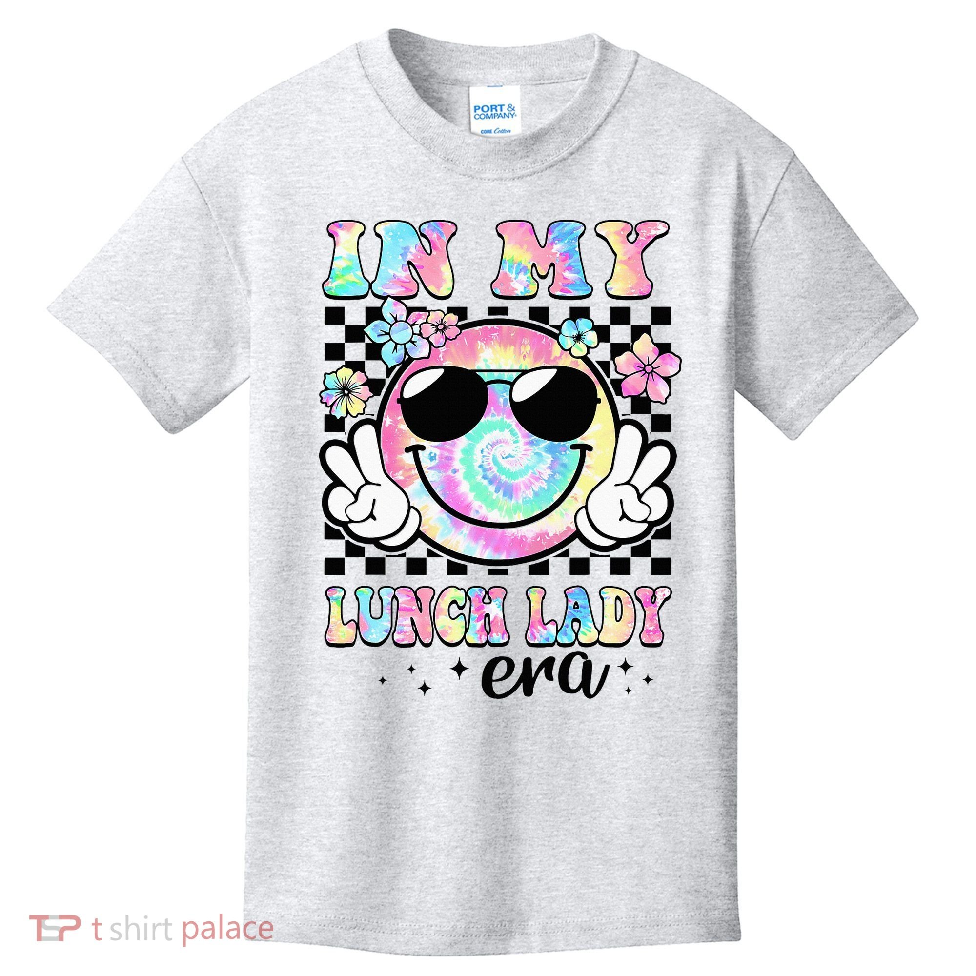 In My Lunch Lady Era Groovy Retro Back To School Funny Kids T-Shirt