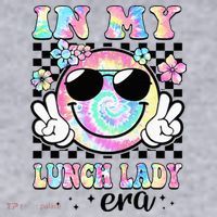 In My Lunch Lady Era Groovy Retro Back To School Funny Women's Sweatshirt thumb 2