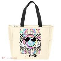 In My Lunch Lady Era Groovy Retro Back To School Funny Tote Bag thumb 0