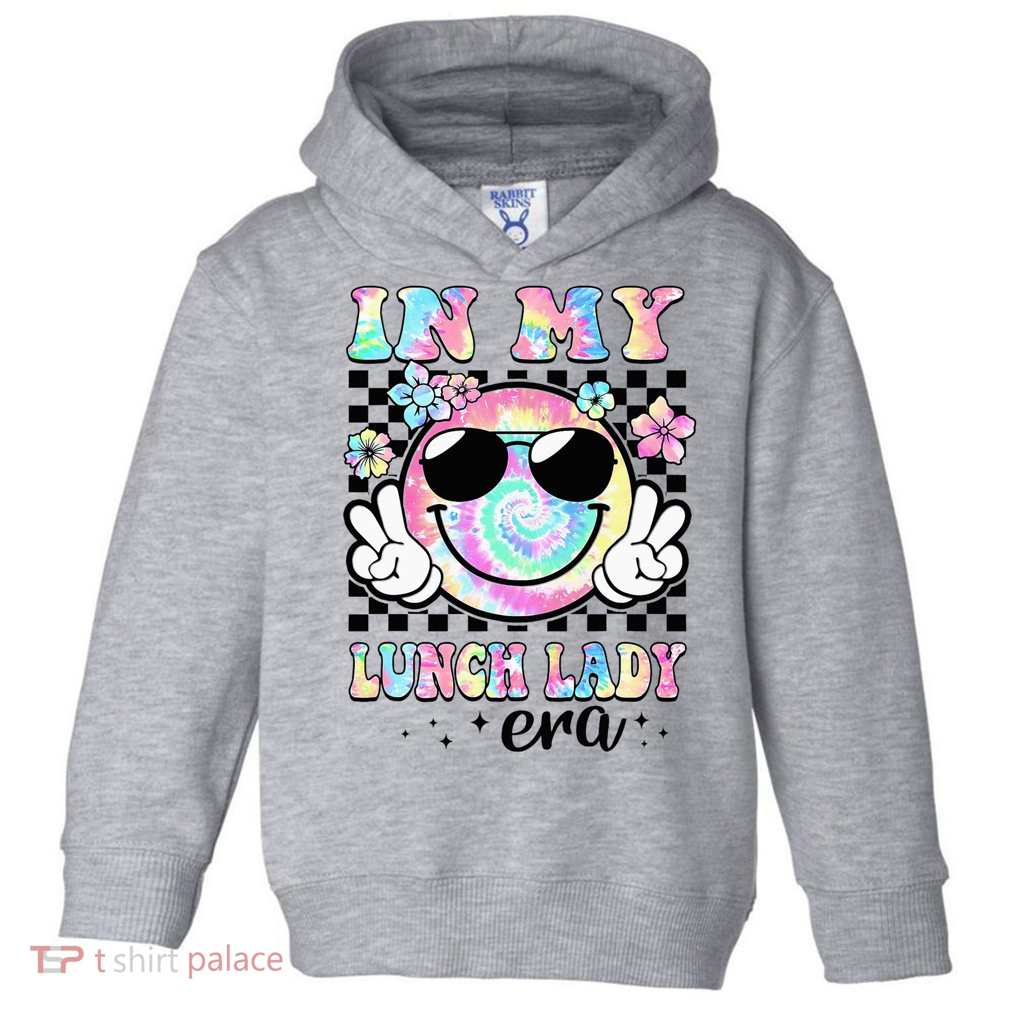 In My Lunch Lady Era Groovy Retro Back To School Funny Toddler Hoodie