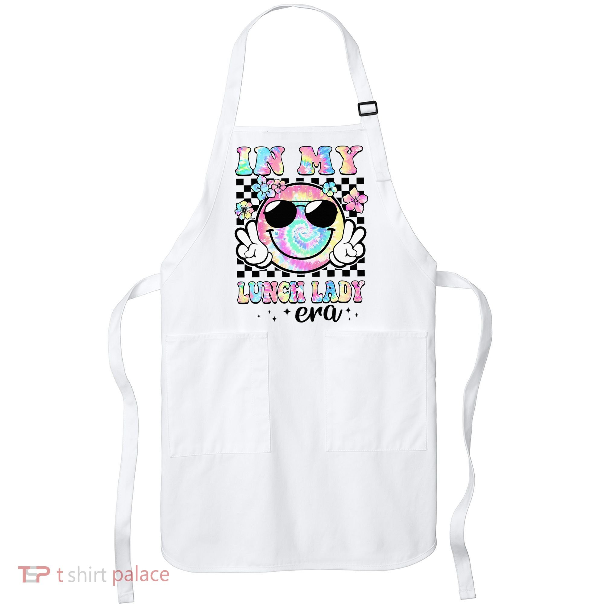 In My Lunch Lady Era Groovy Retro Back To School Funny Apron