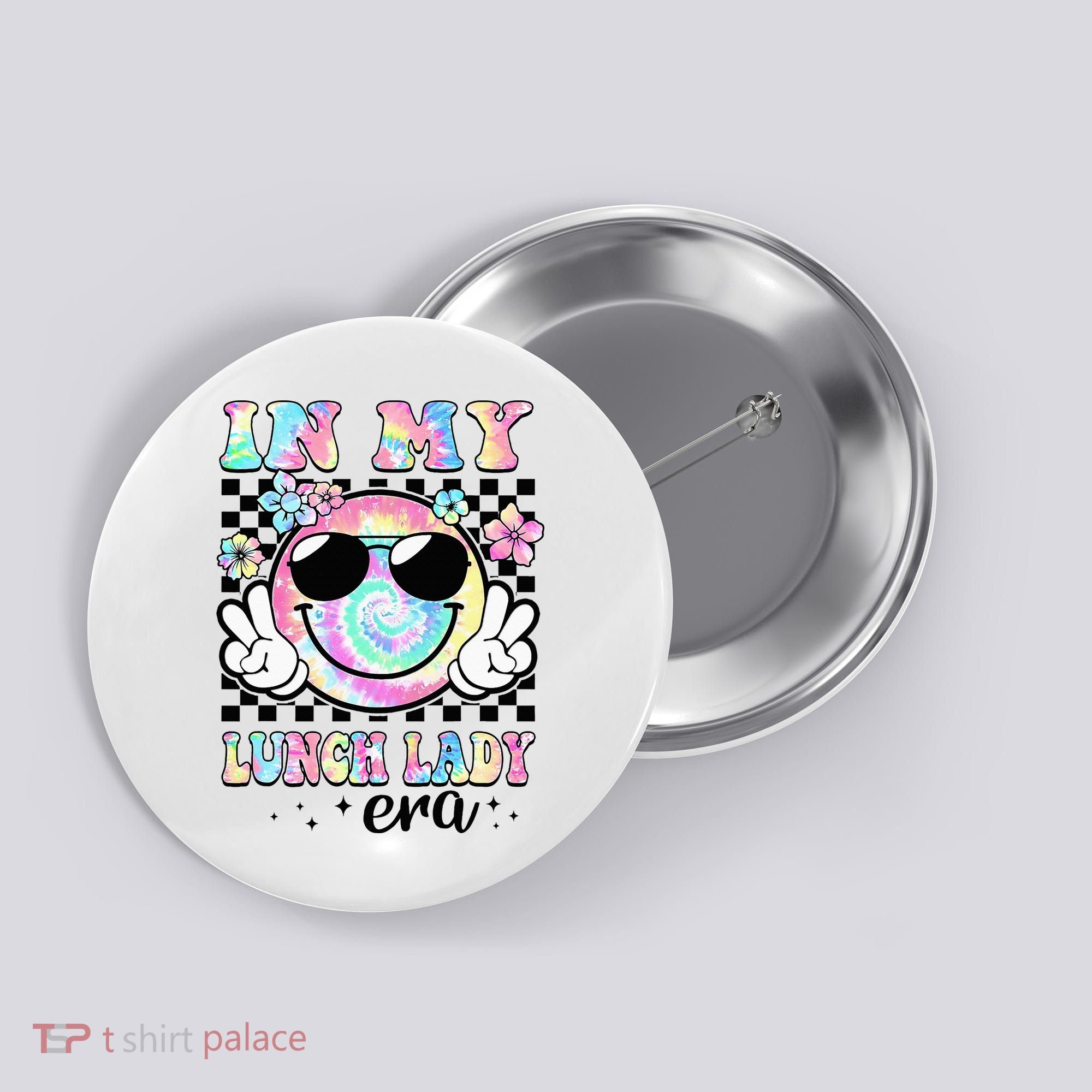 In My Lunch Lady Era Groovy Retro Back To School Funny Button