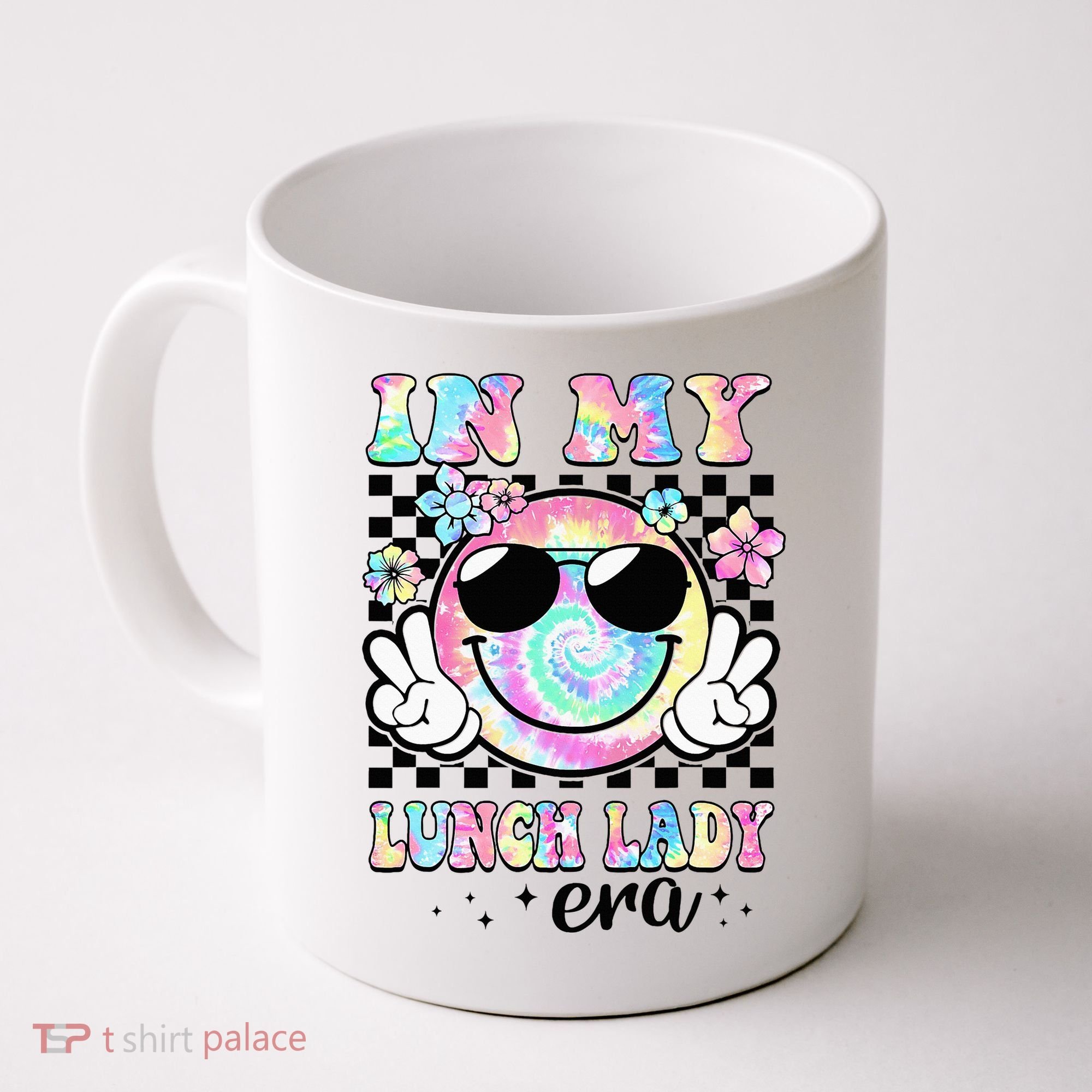 In My Lunch Lady Era Groovy Retro Back To School Funny Coffee Mug