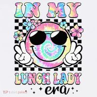 In My Lunch Lady Era Groovy Retro Back To School Funny Women's Hoodie thumb 2