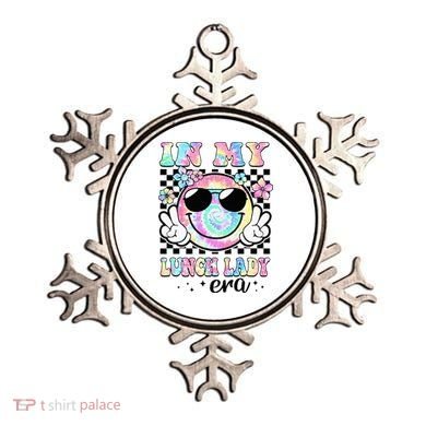 In My Lunch Lady Era Groovy Retro Back To School Funny Ornament