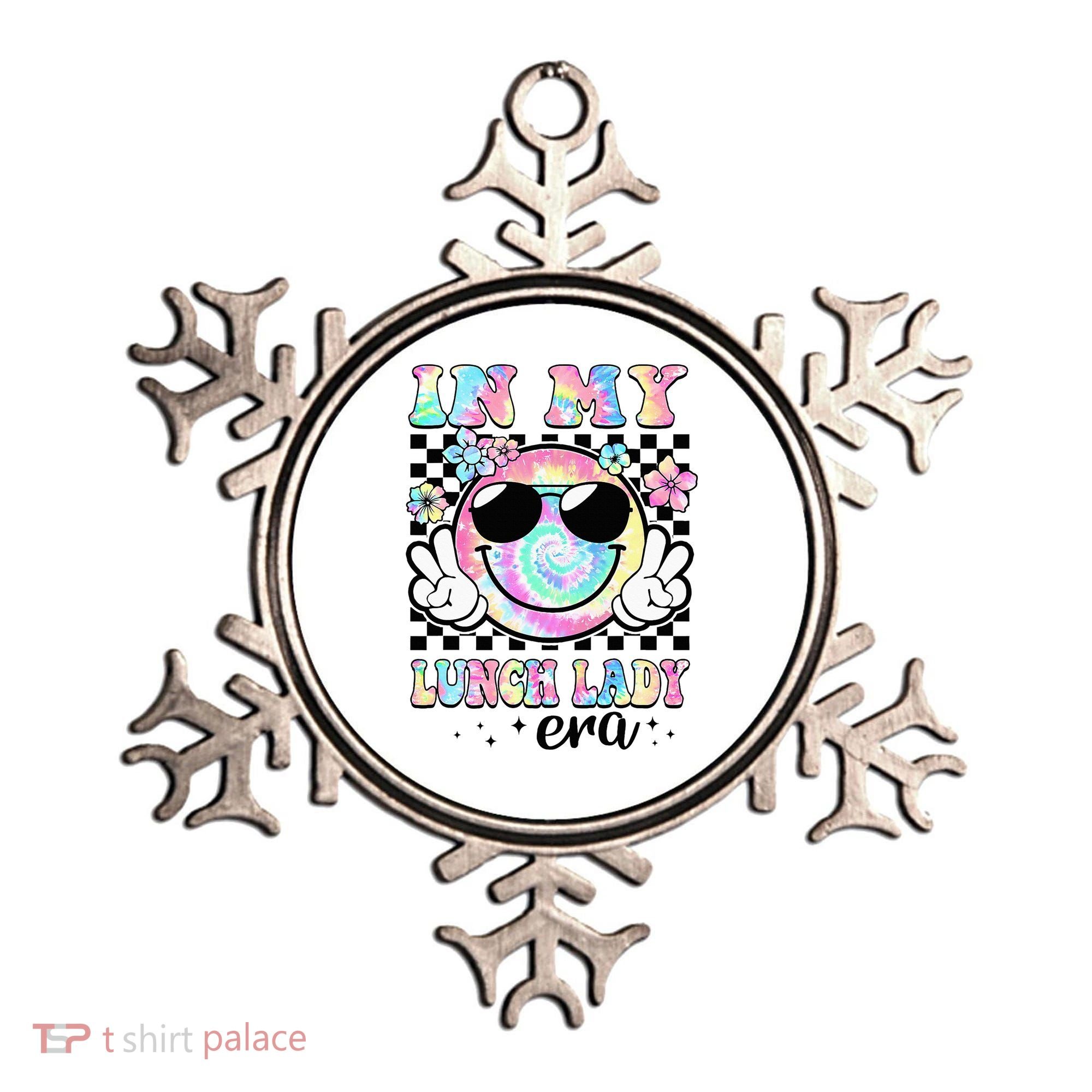 In My Lunch Lady Era Groovy Retro Back To School Funny Ornament
