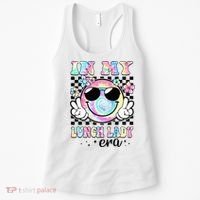 In My Lunch Lady Era Groovy Retro Back To School Funny Women's Tank Top thumb 0
