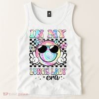 In My Lunch Lady Era Groovy Retro Back To School Funny Tank Top thumb 2