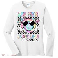 In My Lunch Lady Era Groovy Retro Back To School Funny Women's Long Sleeve Shirt thumb 0