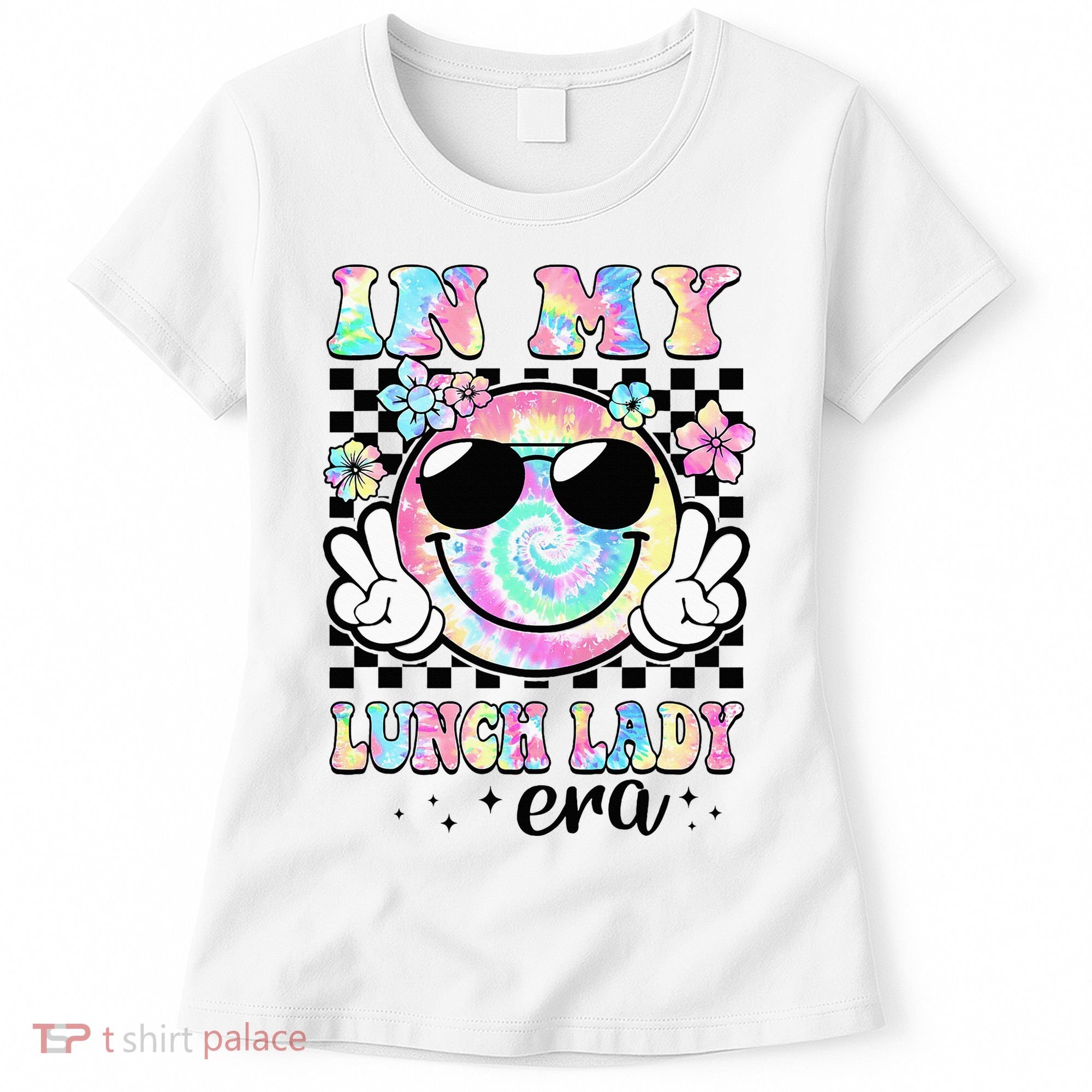 In My Lunch Lady Era Groovy Retro Back To School Funny Women's T-Shirt