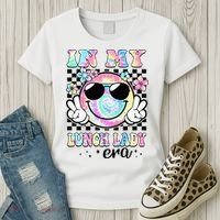In My Lunch Lady Era Groovy Retro Back To School Funny Women's T-Shirt thumb 3