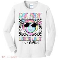 In My Lunch Lady Era Groovy Retro Back To School Funny Kids Long Sleeve Shirt thumb 0