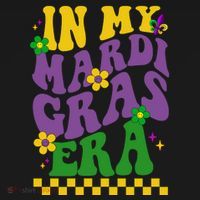 In My Mardi Gras Era Festive Party Toddler Hoodie thumb 2