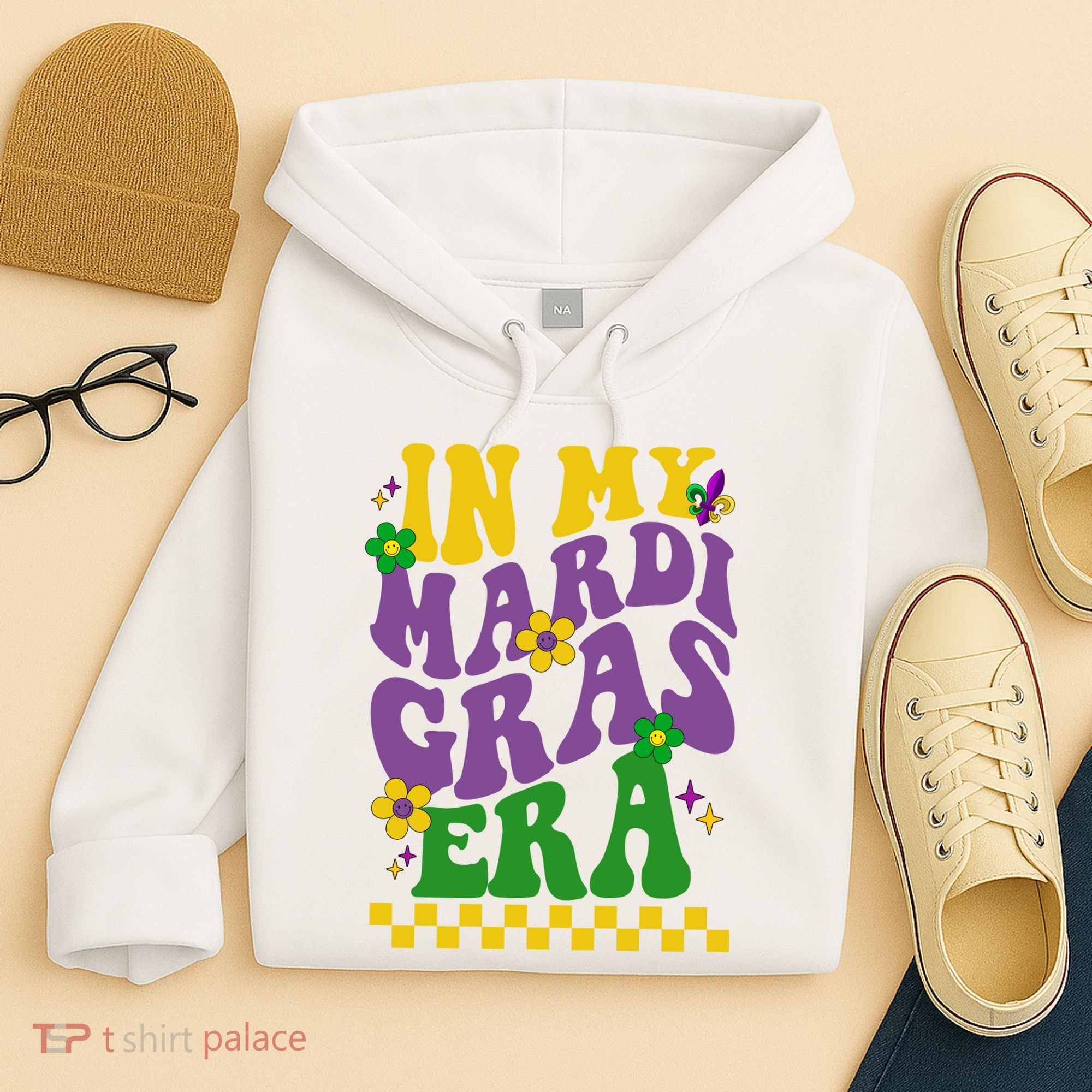 In My Mardi Gras Era Festive Party Hoodie