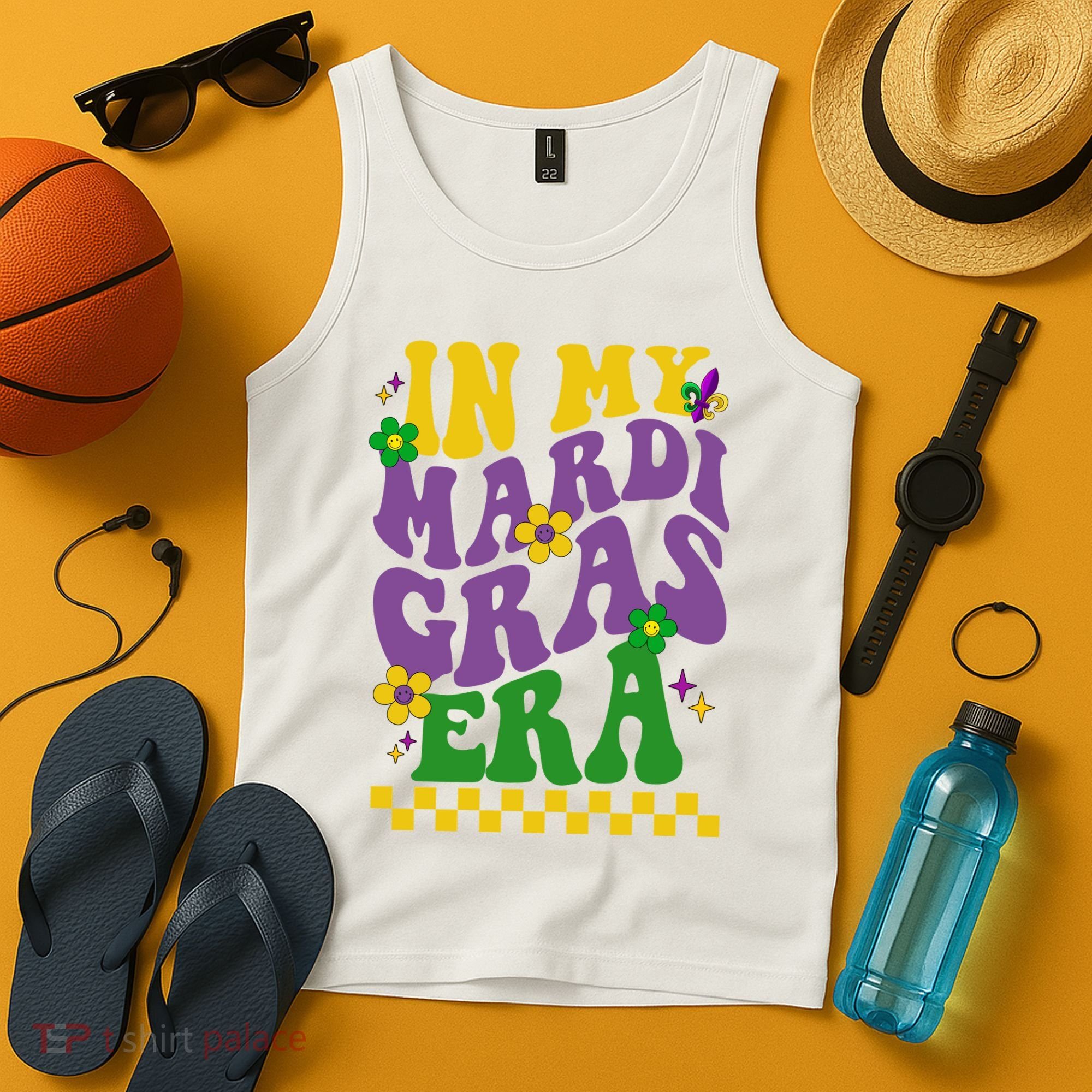 In My Mardi Gras Era Festive Party Tank Top