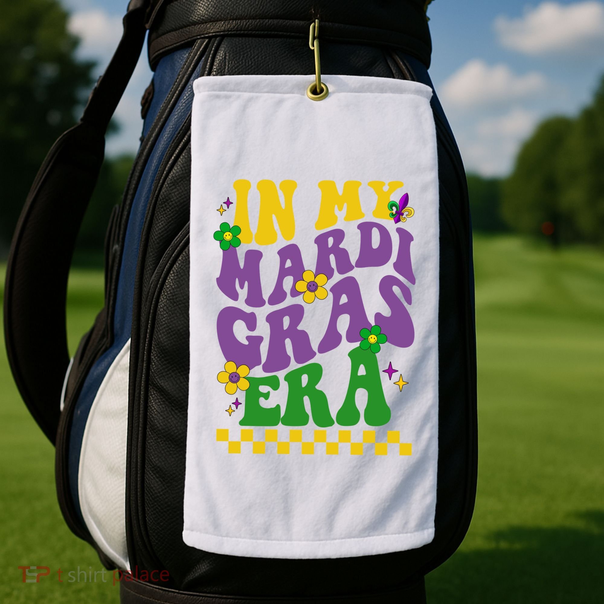 In My Mardi Gras Era Festive Party Golf Towel