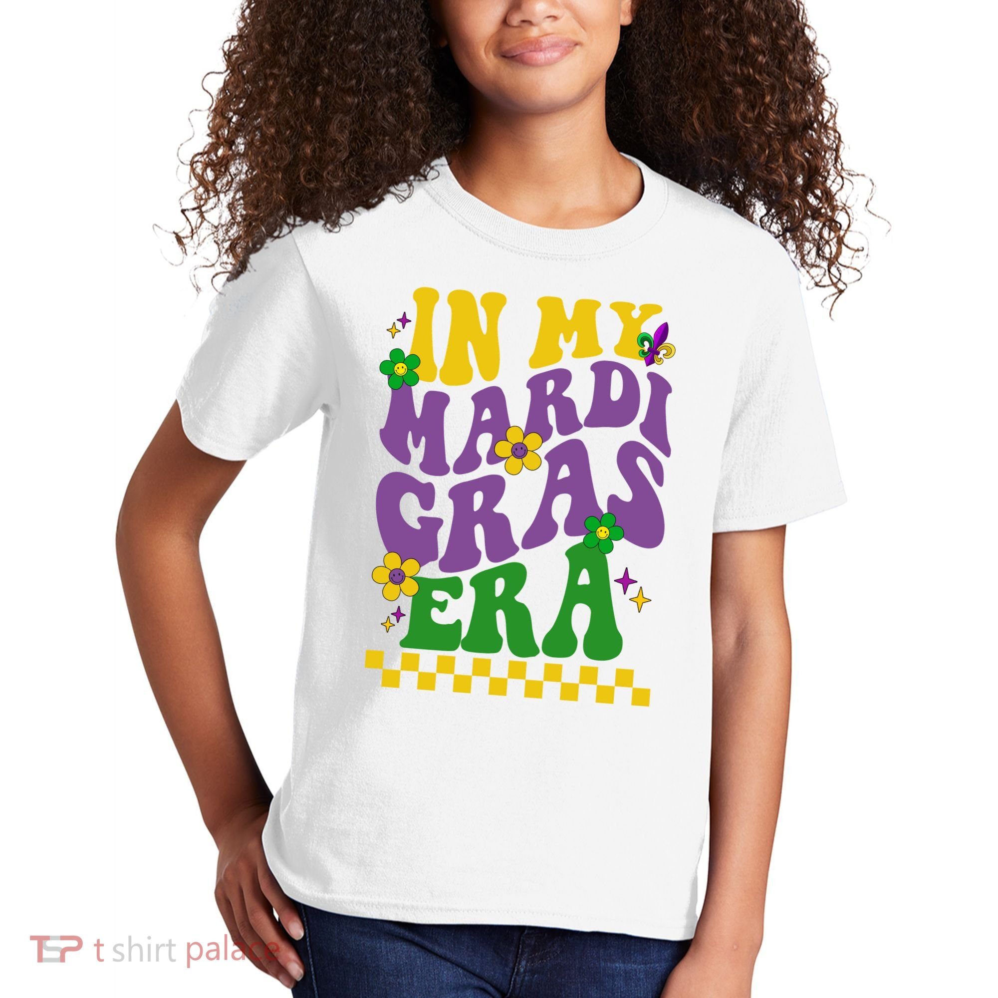 In My Mardi Gras Era Festive Party Kids T-Shirt