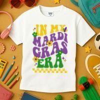In My Mardi Gras Era Festive Party Kids T-Shirt thumb 3