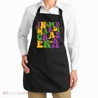 In My Mardi Gras Era Funny Holiday Apron thumb 2