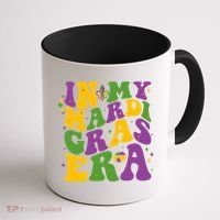 In My Mardi Gras Era Funny Holiday Coffee Mug thumb 1