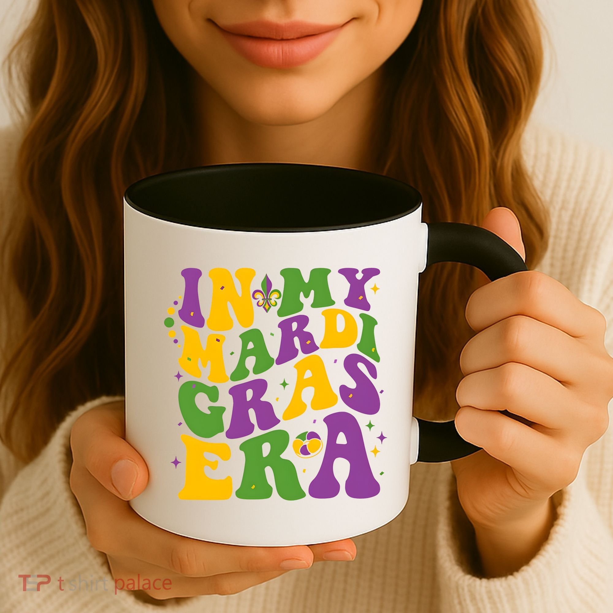 In My Mardi Gras Era Funny Holiday Coffee Mug