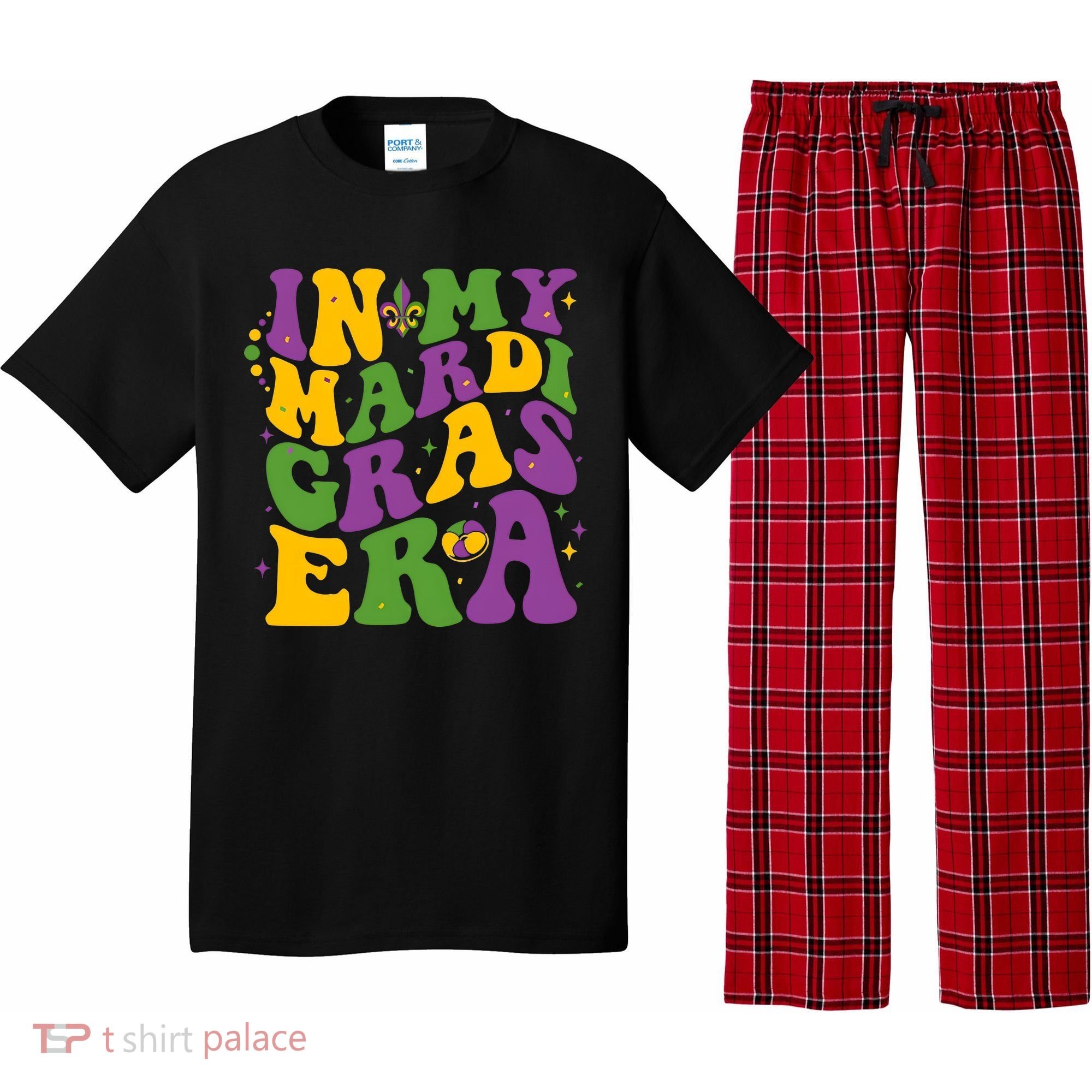 In My Mardi Gras Era Funny Holiday Pajama Set