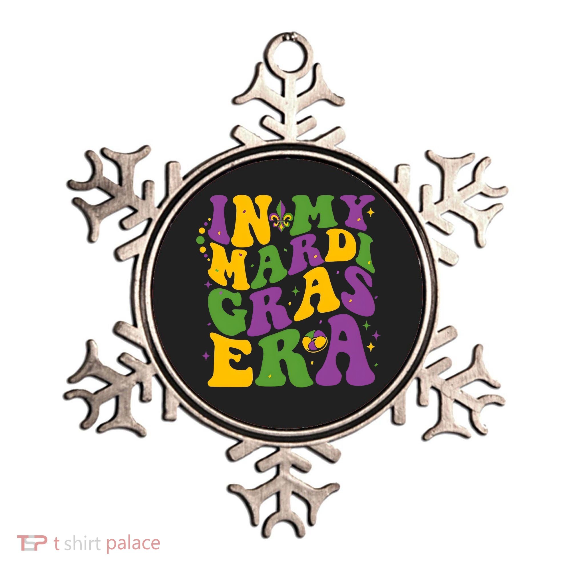 In My Mardi Gras Era Funny Holiday Ornament