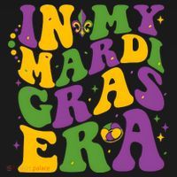 In My Mardi Gras Era Funny Holiday Baby Bodysuit thumb 2