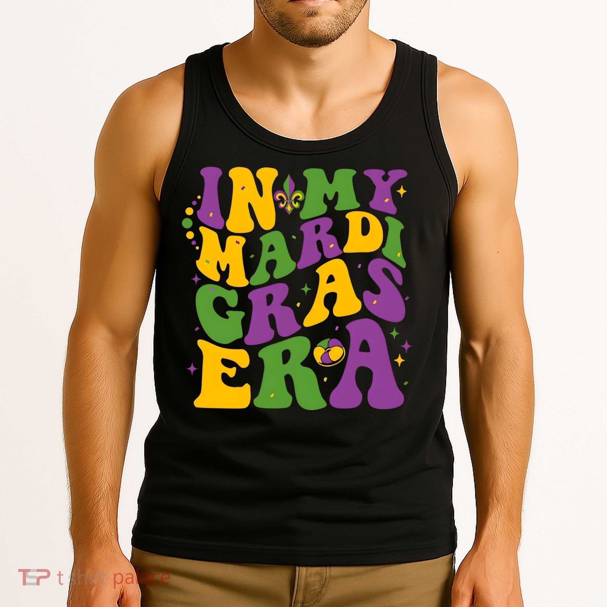 In My Mardi Gras Era Funny Holiday Tank Top