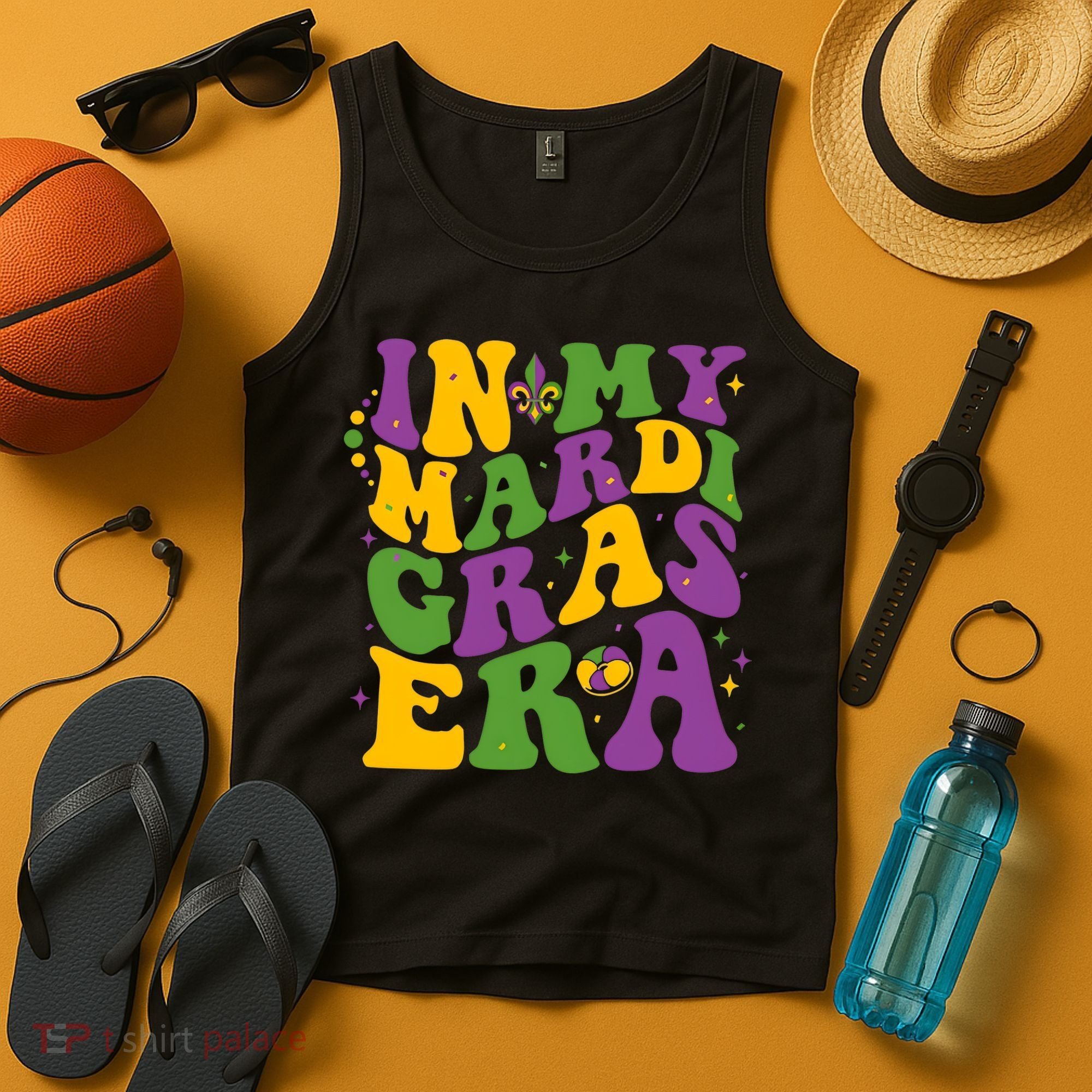 In My Mardi Gras Era Funny Holiday Tank Top