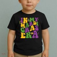 In My Mardi Gras Era Funny Holiday Toddler T-Shirt thumb 2