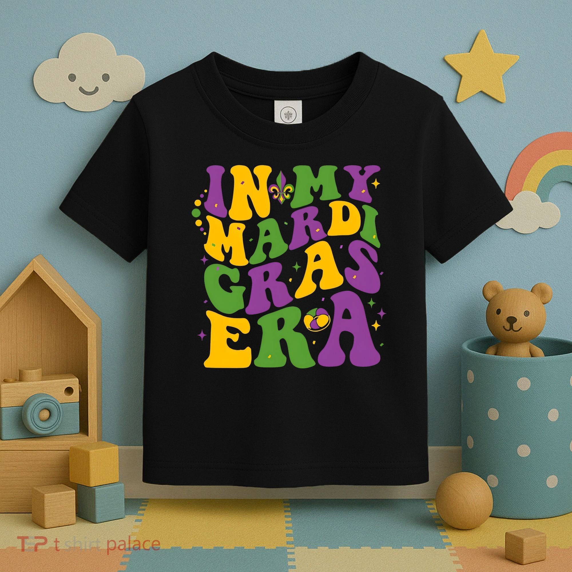 In My Mardi Gras Era Funny Holiday Toddler T-Shirt