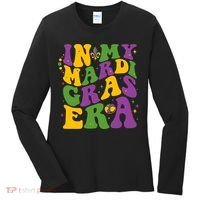 In My Mardi Gras Era Funny Holiday Women's Long Sleeve Shirt thumb 0