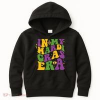 In My Mardi Gras Era Funny Holiday Kids Hoodie thumb 0