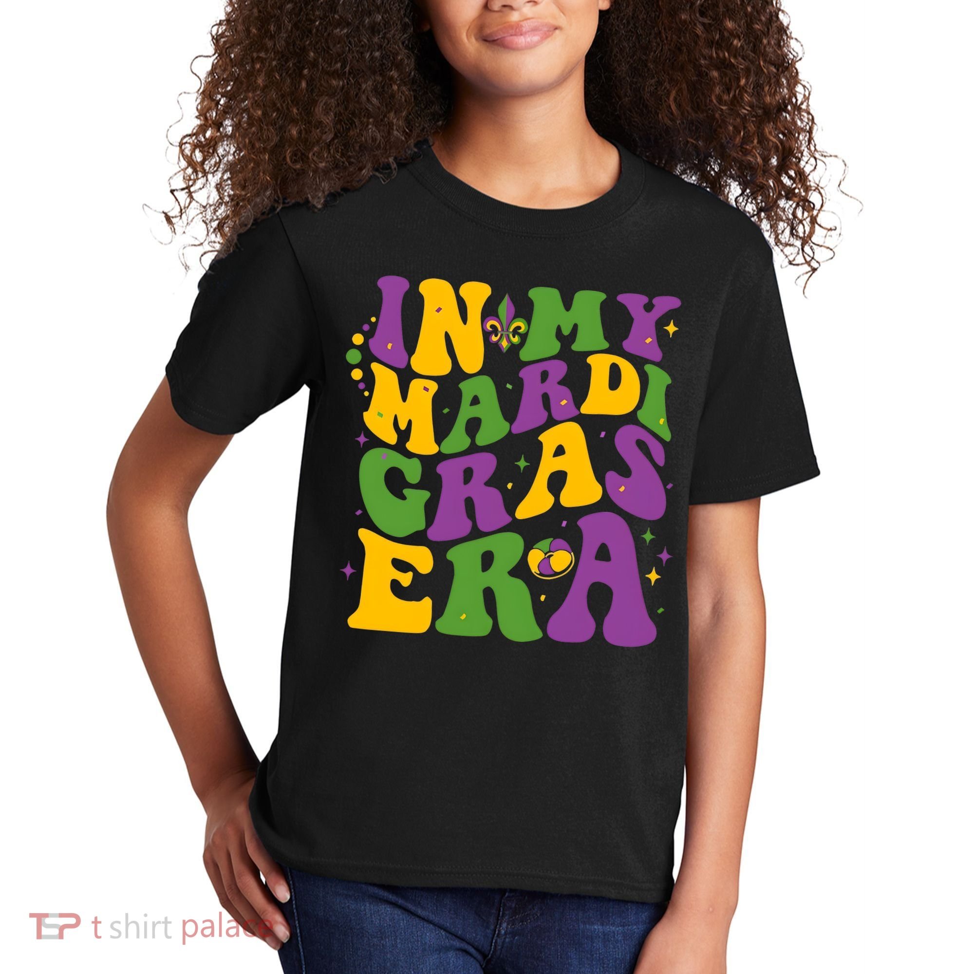 In My Mardi Gras Era Funny Holiday Kids T-Shirt