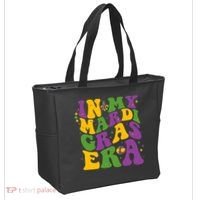 In My Mardi Gras Era Funny Holiday Tote Bag thumb 2