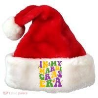 In My Mardi Gras Era Funny Holiday Santa Hat thumb 0