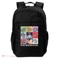 In My Moo Deng Era Funny Hippo Meme Backpack thumb 0