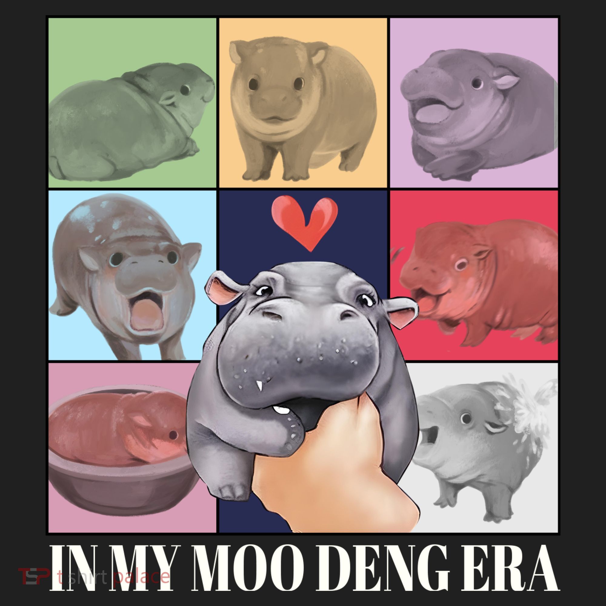 In My Moo Deng Era Funny Hippo Meme Tumbler