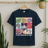 In My Moo Deng Era Funny Hippo Meme T-Shirt thumb 2
