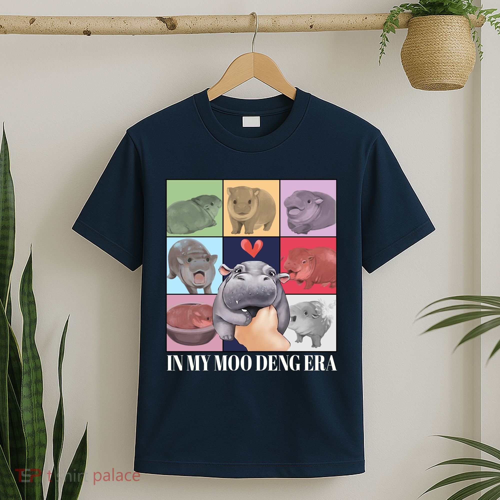 In My Moo Deng Era Funny Hippo Meme T-Shirt