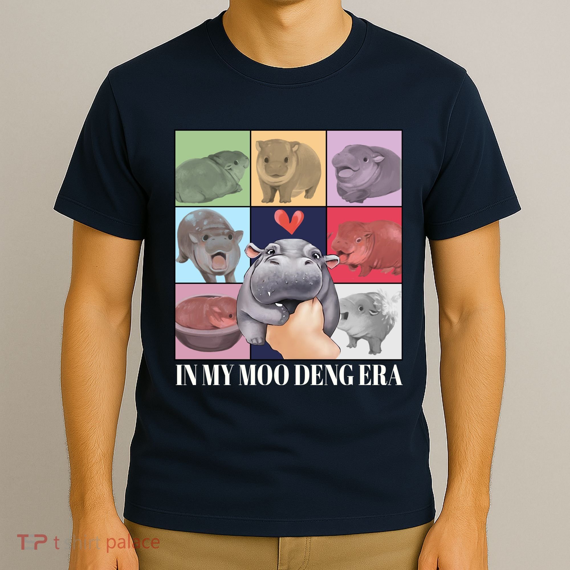 In My Moo Deng Era Funny Hippo Meme T-Shirt