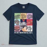 In My Moo Deng Era Funny Hippo Meme T-Shirt thumb 5