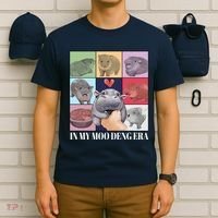 In My Moo Deng Era Funny Hippo Meme T-Shirt thumb 6