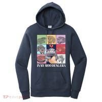 In My Moo Deng Era Funny Hippo Meme Women's Hoodie thumb 0