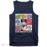 In My Moo Deng Era Funny Hippo Meme Tank Top thumb 0